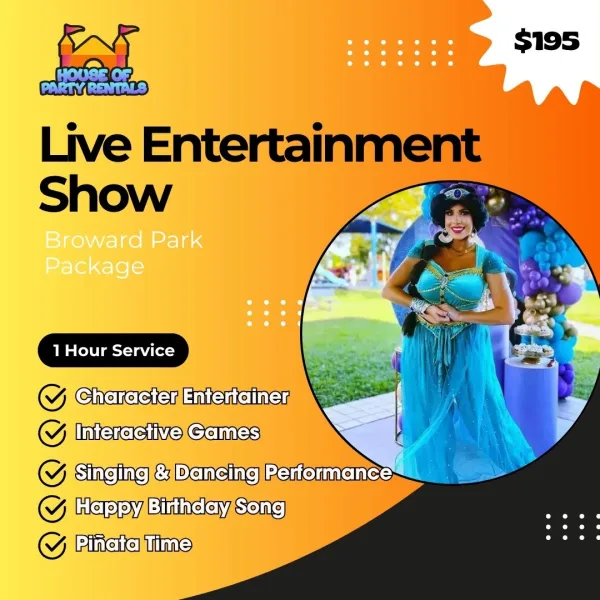 Live Entertainment Show – Broward Park Package