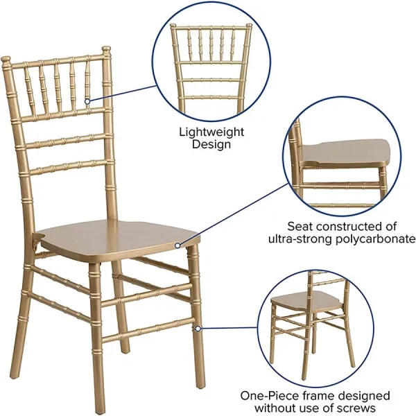 Gold Chiavari Chair Rentals 4