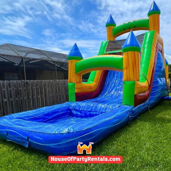 18 Ft Deep River Water Slide 1