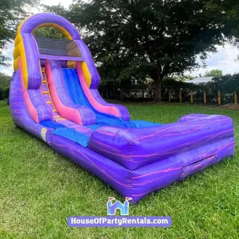 16ft Purple Wave Water Slide