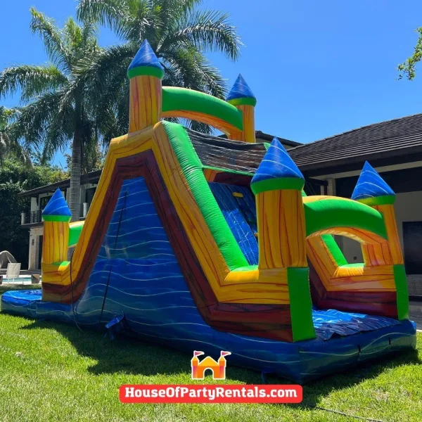 18 Ft Deep River Water Slide 2