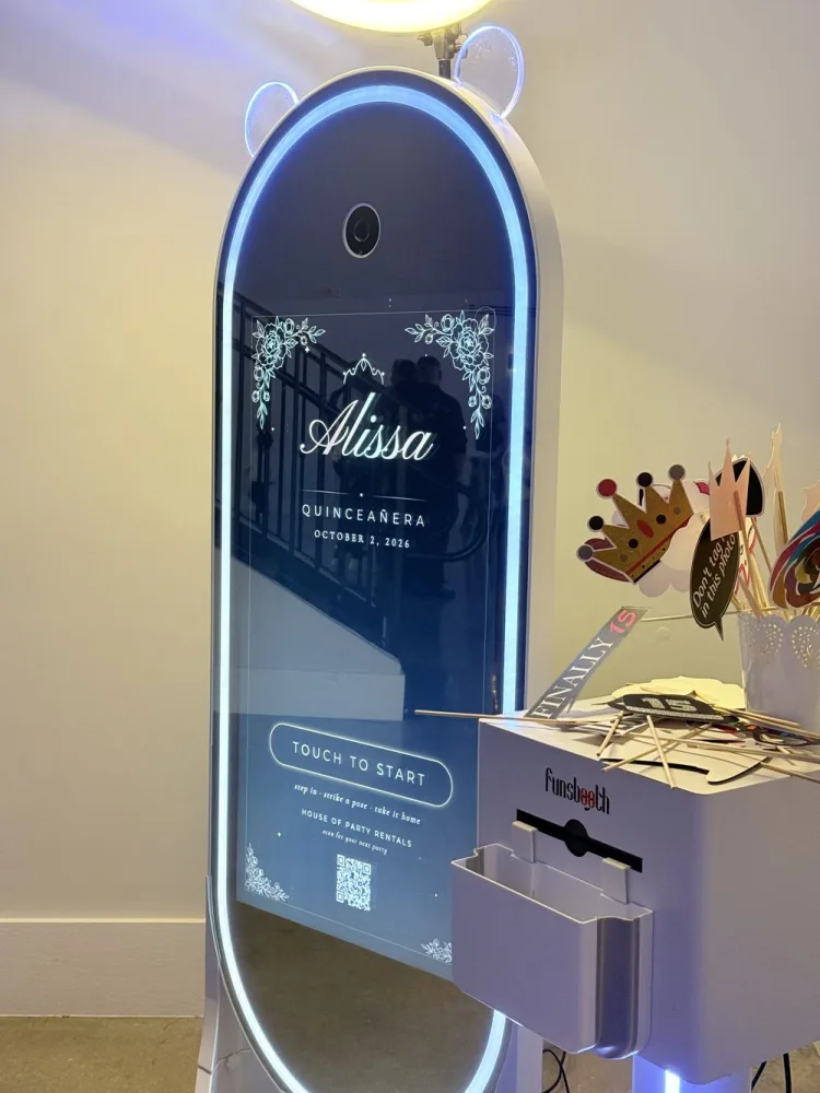 Magic Mirror Digital Photo Booth Rental in Miami & Homestead, FL