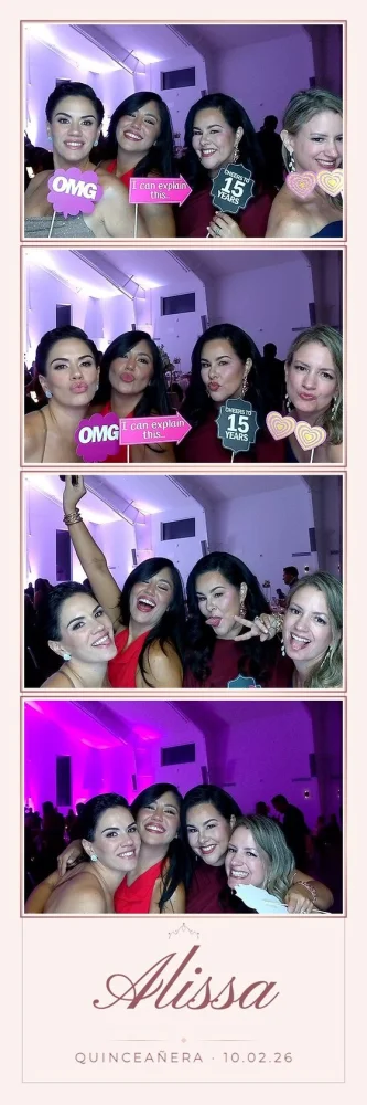 Custom 2x6 photo strip template from the Magic Mirror